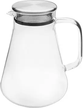 Karl Weis Teekanne aus Borosilikatglas mit Filter im Deckel 1,2L (17037)