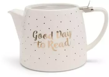 Thalia Teekanne "Good Day to read" 1200ml, creme/hellgrau