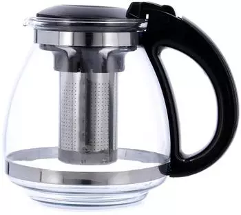 Quid Serenia Teekanne aus Glas mit Edelstahlfilter, 1,5L (5426087)