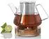 AdHoc ORIENT+ Teekanne & Stövchen TUTO Set, Borosilikatglas/Akazienholz, 1,5l