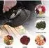 Gerster Gusseisen-Teekanne mit Infuser, japanisch, schwarz emailliert, 800ml
