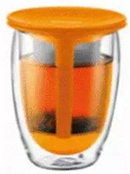 Bodum Tea for One Teetasse mit Filter, 0,35 L