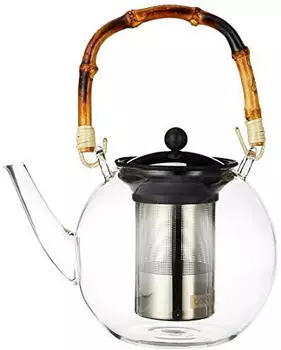 Bodum Assam Teebereiter mit Edelstahlfilter und bambus Henkel 1.5 l