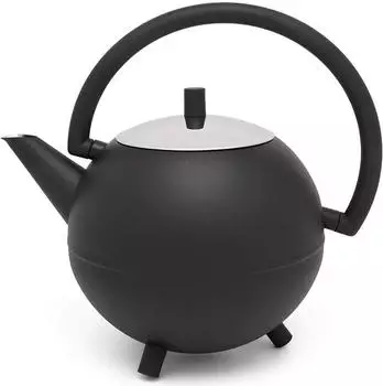 Bredemeijer Teekanne Duet Saturn 1,2 l schwarz matt