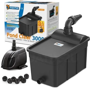 Superfish Teichfilter Pond Clear Kit 3000 mit 5W UVC und Pumpe 1000L/H (06020232)