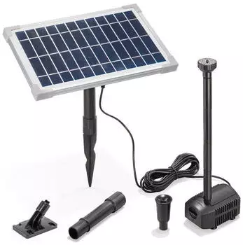 Esotec Solar-Springbrunnen-Set 8/380 PRO 8W 380l/h mit Sprinklersatz (101910)