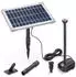 Esotec Solar-Springbrunnen-Set 8/380 PRO 8W 380l/h mit Sprinklersatz (101910)