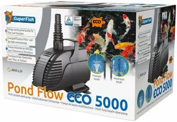 Superfish Pond Flow Eco 5000 Teichpumpe 4800L/h 95W (676030)