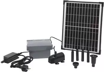 Ubbink SolarMax 600 Accu Springbrunnenpumpe mit PowerControl, Hybrid (1351396)