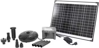 Ubbink SolarMax 2500 Accu Springbrunnenpumpe mit PowerControl, Hybrid-Funktion (64284945-0)