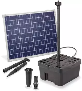 Esotec Solar Teichfilter Professional 50W 2500l/h mit Wasserspiel (100910)