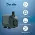Kerry Electronics KEQ750N Wasserspielpumpe 700l/h 10W Salzwasser geeignet (KEQ750N)