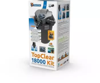 Superfish Teich Druckfilter Set 18000 mit Pumpe und 18W UVC