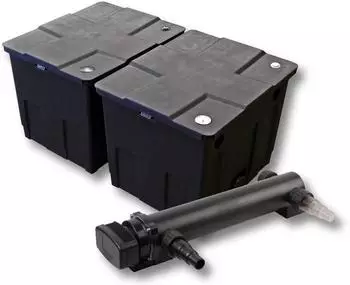 Wiltec CBF-350B Teichfilter-Set 60000L mit 36W UVC Kl&auml;rer (54655)