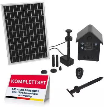 T.I.P. SPS 300/9 Solar-Teichpumpen-Set 300l/h 10W (30331)