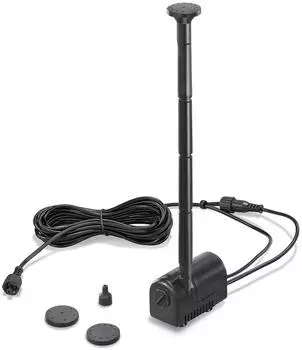 Esotec Fountain 160/230 Solarpumpe 6-9V DC 160-230l/h LED-Anschluss IP68 (101988)