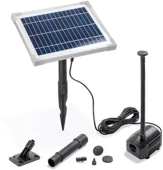 Esotec Solar-Teichpumpe Komplettset 420l/h 6Wp mit Trockenlaufschutz (101908)