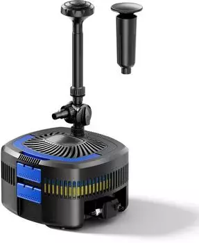 Wiltec CUF-4800 Teichpumpe mit Filter und UVC-Kl&auml;rer 45W, 4500l/h (55559)