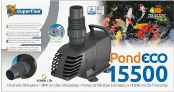 Superfish Pond Eco 15500 Teichpumpe 130W (07070140)