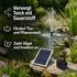Westfalia Solar-Teichpumpe 800l/h IP68 mit 5 Sprinkleraufsätzen (WF-951935)
