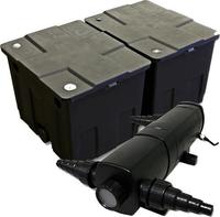 Wiltec Komplettset: Cbf-350b Teichfilter Bis 60000 L Teichfilteranlage Als