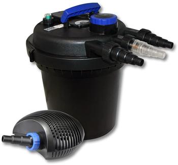 Wiltec Druckfilter Set 6000 L mit 11W UVC-Klärgerät