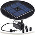 Agora-Tec Solar Teichpumpen - Set 1.5W mit Schwimmscheibe (001001026)