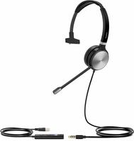 Yealink UH36 MONO TEAMS, Yealink UH36 Mono-USB-Headset und 3,5-mm-Klinkenanschluss