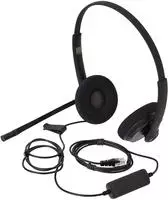Yealink YH34 DUO LITE, Yealink YHS34 Lite Duo Duo-Headset mit QD-Anschluss und