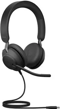 Jabra Evolve2 40 SE UC Stereo USB-C mit Verl&auml;ngerungskabel