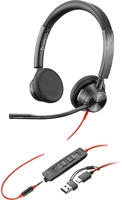 HP Poly Blackwire 3325 - Blackwire 3300 series - Headset - On-Ear - kabelgebunden -