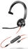 Plantronics Blackwire 3315 USB-C + USB-C/A-Adapter