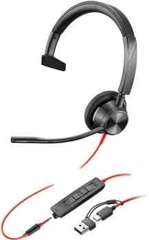 Plantronics Blackwire 3315-M USB-C + USB-C/A-Adapter Plantronics Blackwire 3315-M USB-C + USB-C/A-Adapter