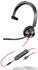 Plantronics Blackwire 3315-M USB-C + USB-C/A-Adapter