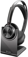 Poly Headset Voyager Focus 2 UC, mit Ladestation, Bluetooth, USB-C, On-Ear