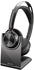 Poly Voyager Focus 2 UC, Standard, USB-C mit Ladestation + USB-C/A-Adapter