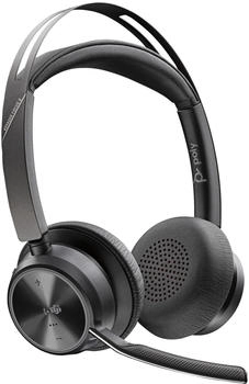 Poly Voyager Focus 2 UC, Microsoft, USB-C + USB-C/A-Adapter