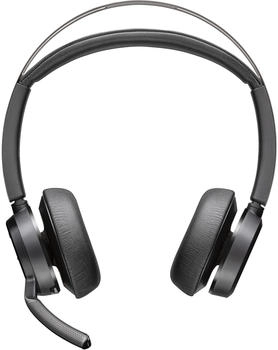 Poly Voyager Focus 2 UC, Standard, USB-C + USB-C/A-Adapter