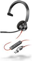 HP POLY Poly Blackwire 3310-M - Blackwire 3300 series - Headset - On-Ear -