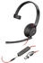 Plantronics Blackwire 5210 USB-C Mono + USB-C/A-Adapter (Bulk)