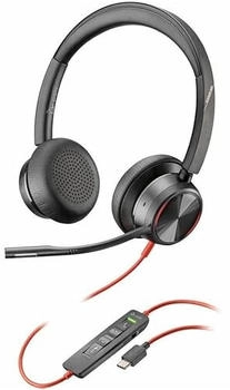 Plantronics Blackwire 8225 USB-C + USB-C/A-Adapter