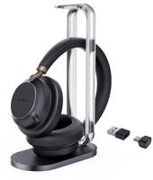 Yealink 1208699, Yealink Headset BH 76 Plus inkl.Ladest&auml;nderTeams Black USB-C/A