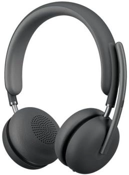 Logitech Zone Wireless 2 Teams Uc (Kabellos, USB-C), Office Headset, Grau