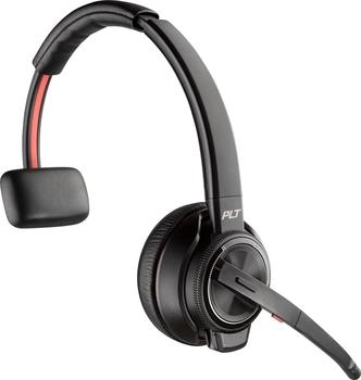 Poly : SAVI 8210 MONAURAL DECT (Kabelgebunden, USB-A), Office Headset, Schwarz