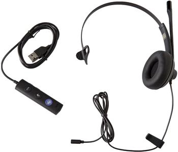 Yealink 1308031 Headset UH34 SE Mono Teams (Kabelgebunden, USB-A), Office Headset, Schwarz