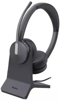 Yealink BH70 (Kabellos, USB-A), Office Headset, Schwarz