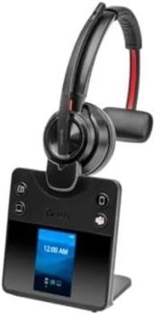 Poly SAVI 8410 OFFICE MONAURAL (Kabellos), Office Headset, Schwarz