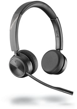Poly Plantronics DECT Ersatzheadset Savi 7220 ohne Basis (Kabellos, Kabelgebunden), Office Headset, Schwarz