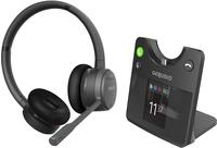 GEQUDIO GC-4 DECT und BT Duales Headset inkl. Basisstation