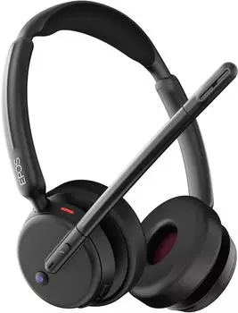 EPOS IMPACT 500 MS UC ANC WL USB-C+A (Kabelgebunden, Kabellos, USB-C), Office Headset, Schwarz